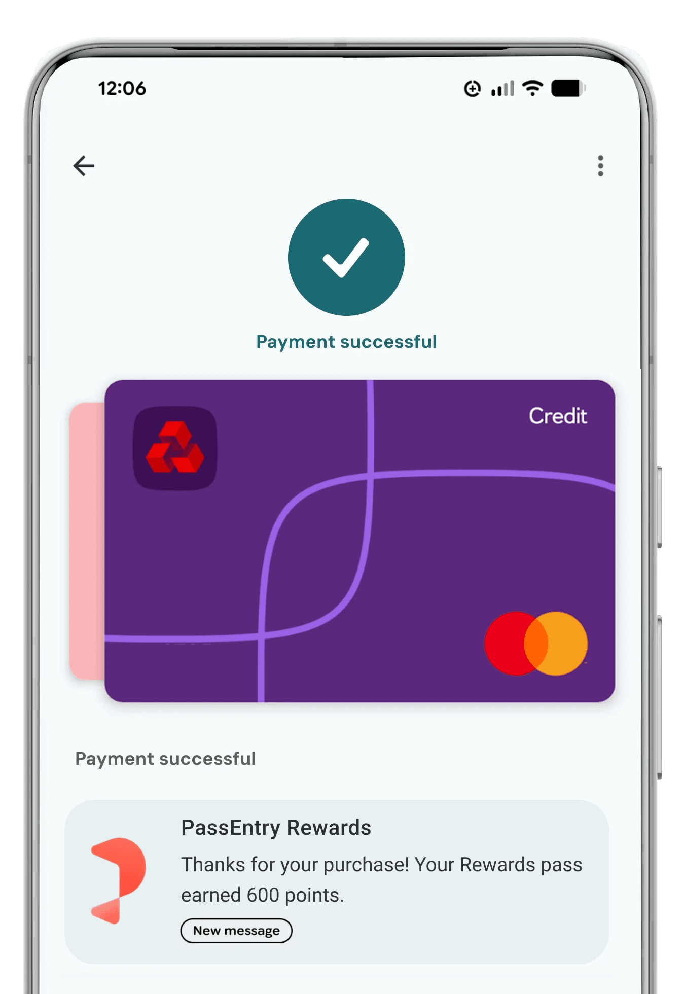 Apple Wallet payment with instant loyalty points applied after one tap