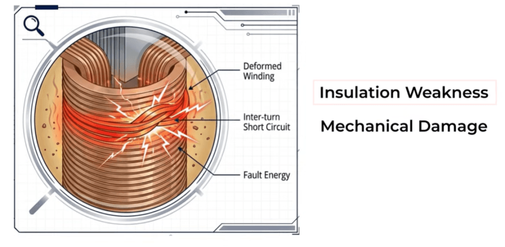 Winding failure