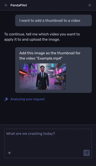 PandaPilot - Add Thumbnail