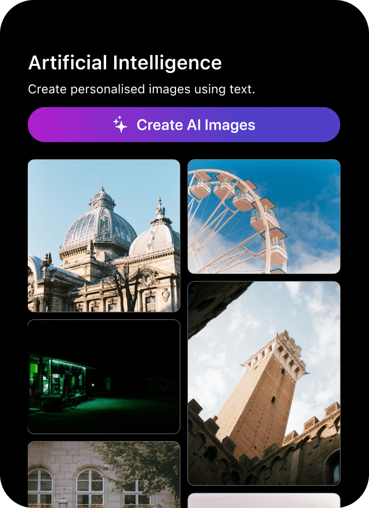 AI image generation 
