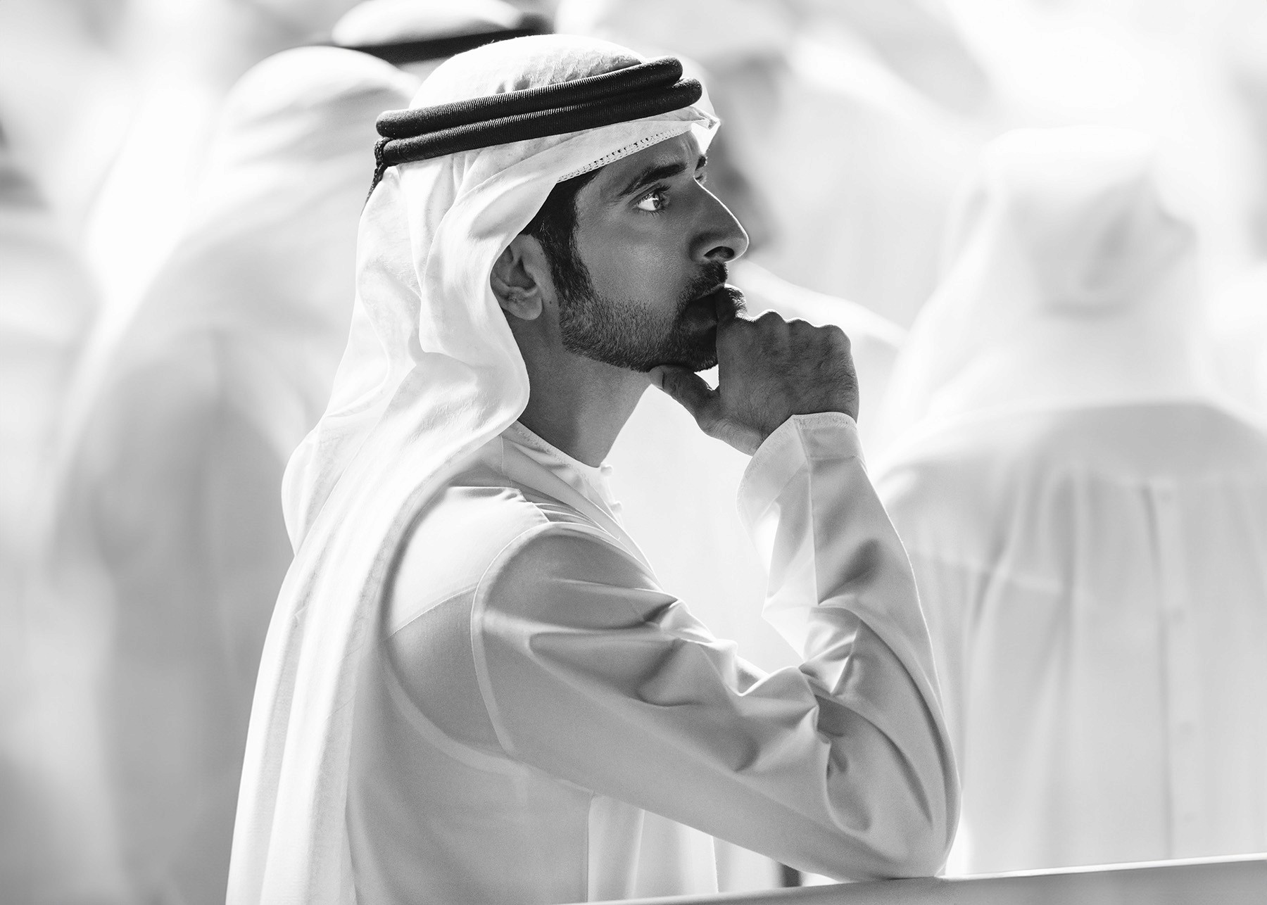 His Highness Sheikh Hamdan bin Mohammed bin Rashid Al Maktoum The Crown Prince of Dubai picture taken by Fine Art and Celebrity Portrait Photographer Artem Shestakov 