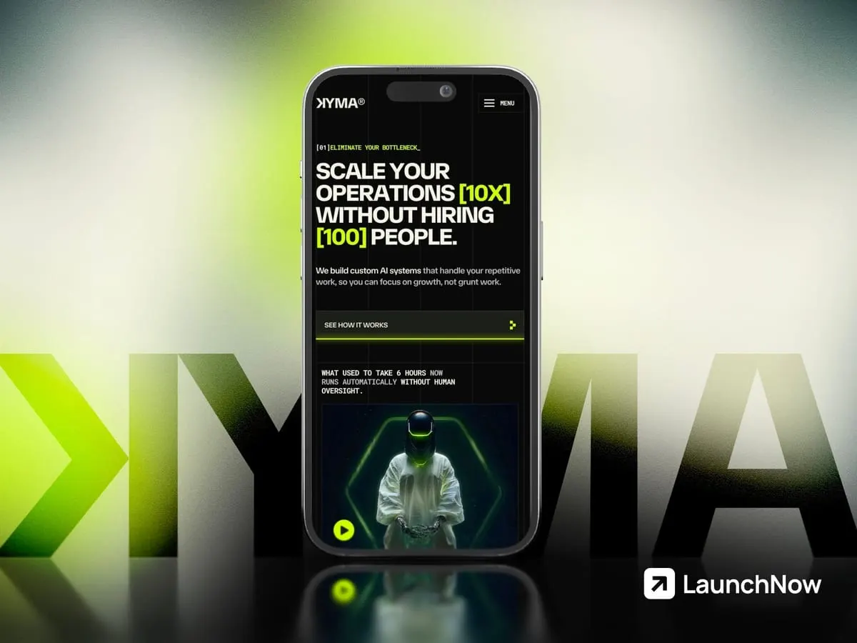 detail image 3 of the kyma framer website template