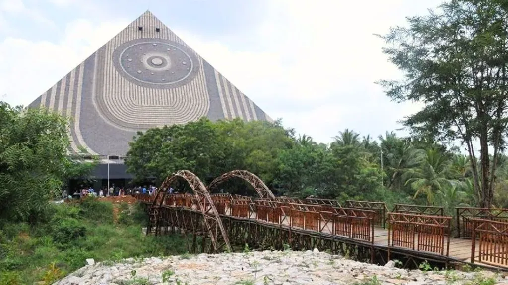 Pyramid Valley International Meditation centre in Karnataka