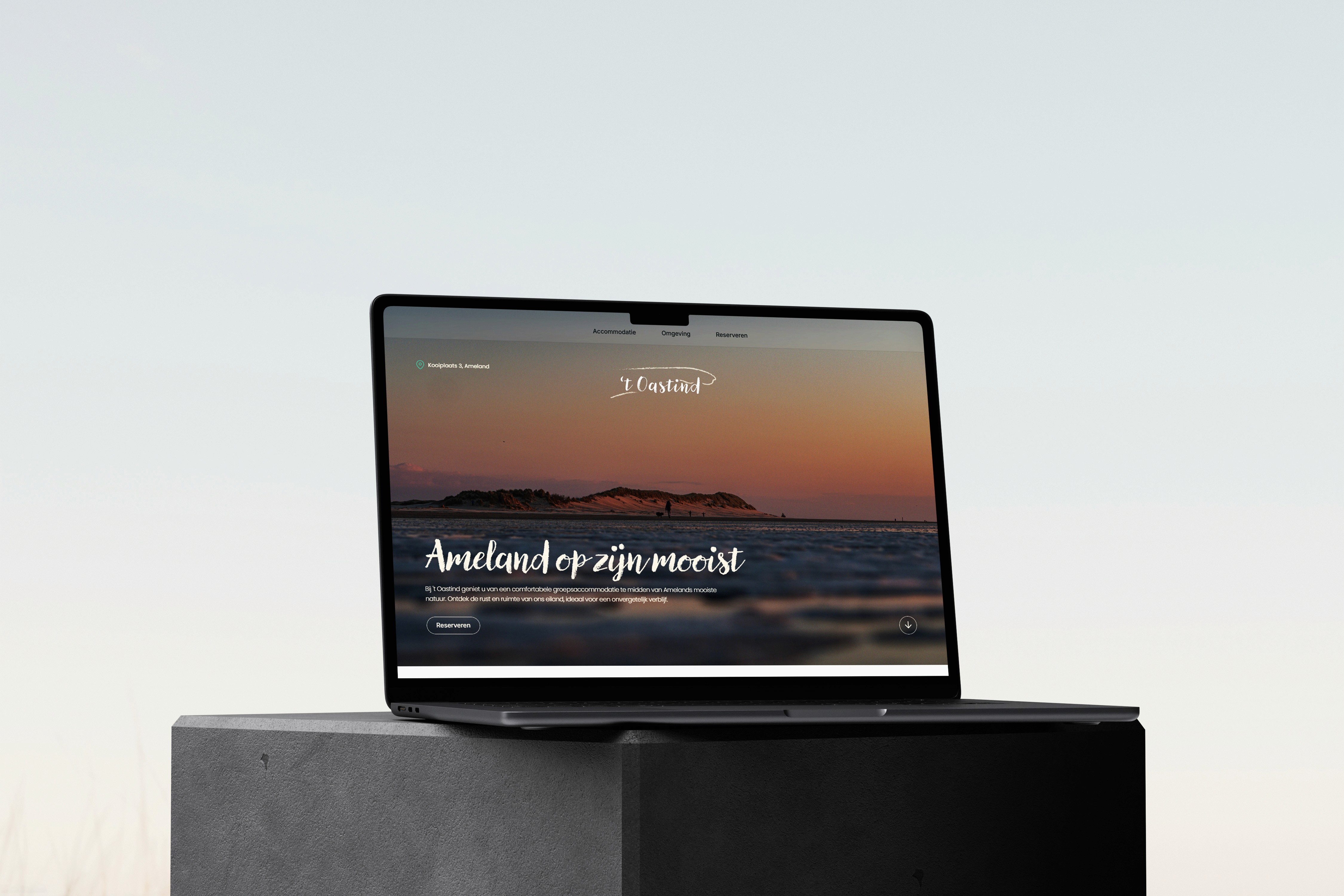 Desktop mockup Het Oastind