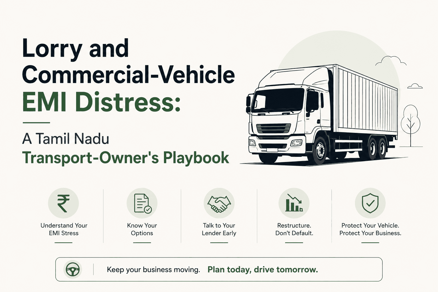 Lorry and Commercial-Vehicle EMI Distress: A Tamil Nadu Transport-Owner's Playbook
