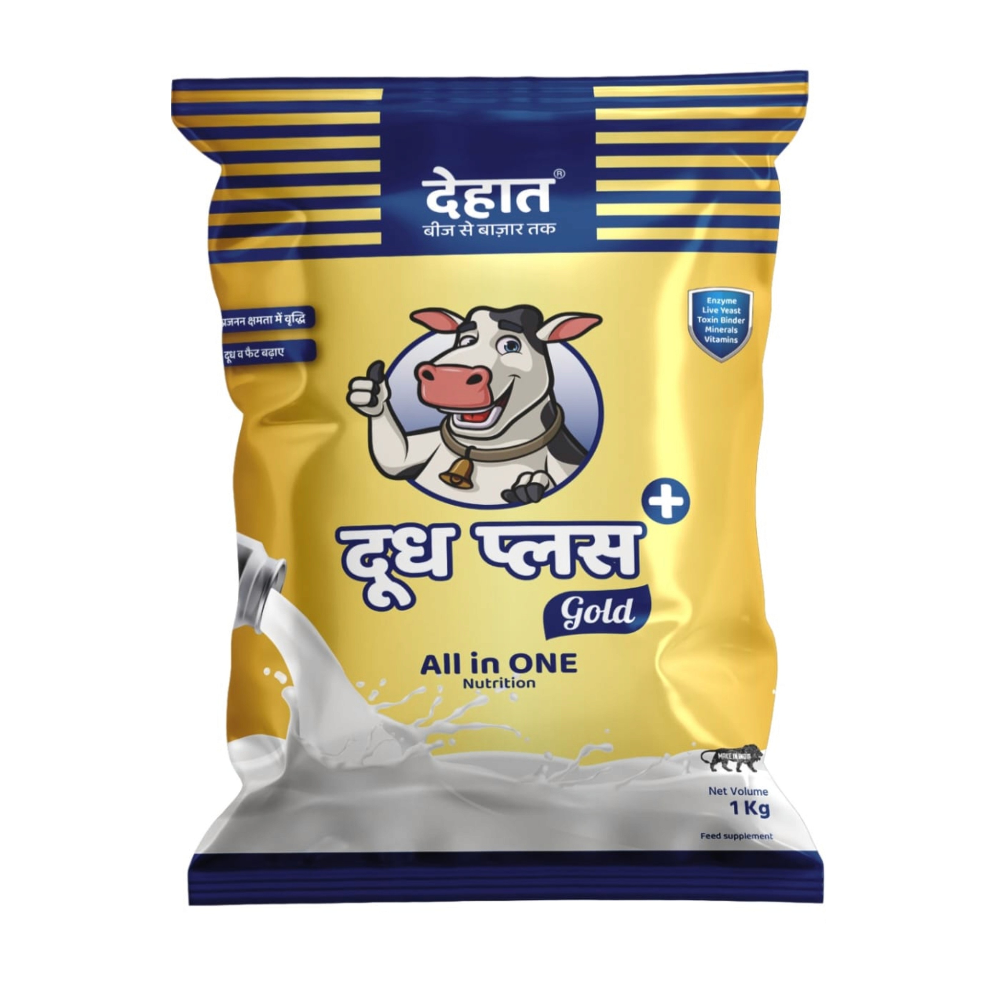 Dudh Plus Dehat Khurak 3000 available at D. K Enterprises, Dibai (Bulandshahr), Uttar Pradesh, India.