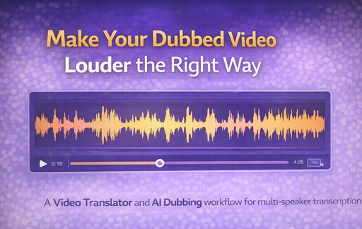 Haz que tu video doblado sea más fuerte de la manera correcta