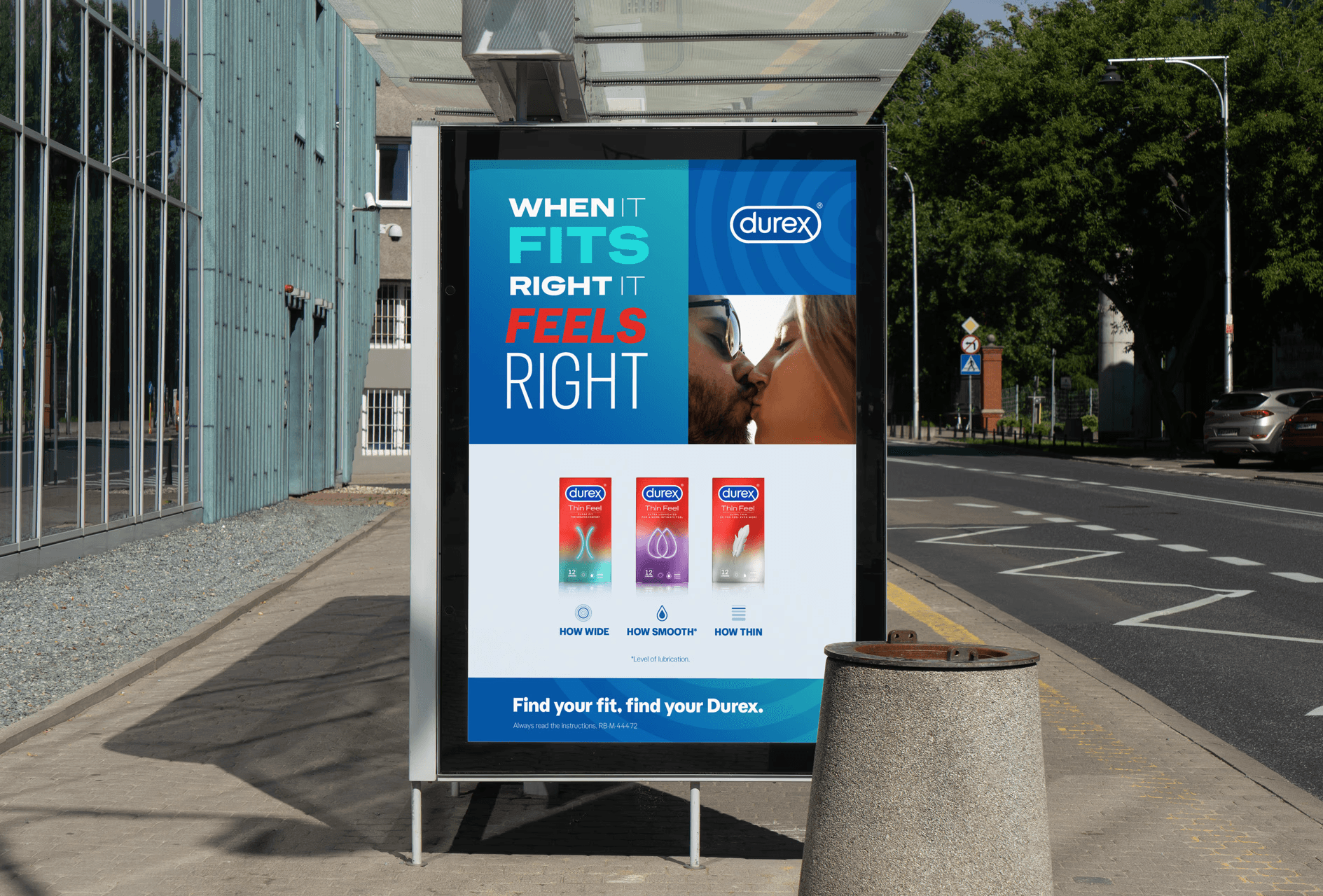 Billboard image of Durex Summer campaign