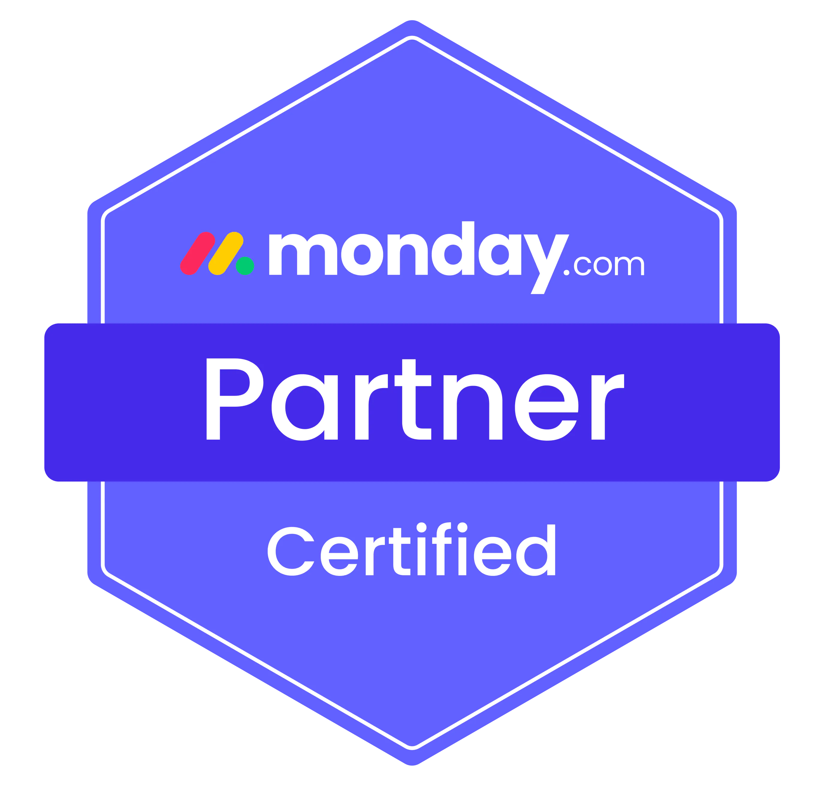 Monday.com Certified Partner badge - Lucas Ostrowski's expertise in workflow automation and project management