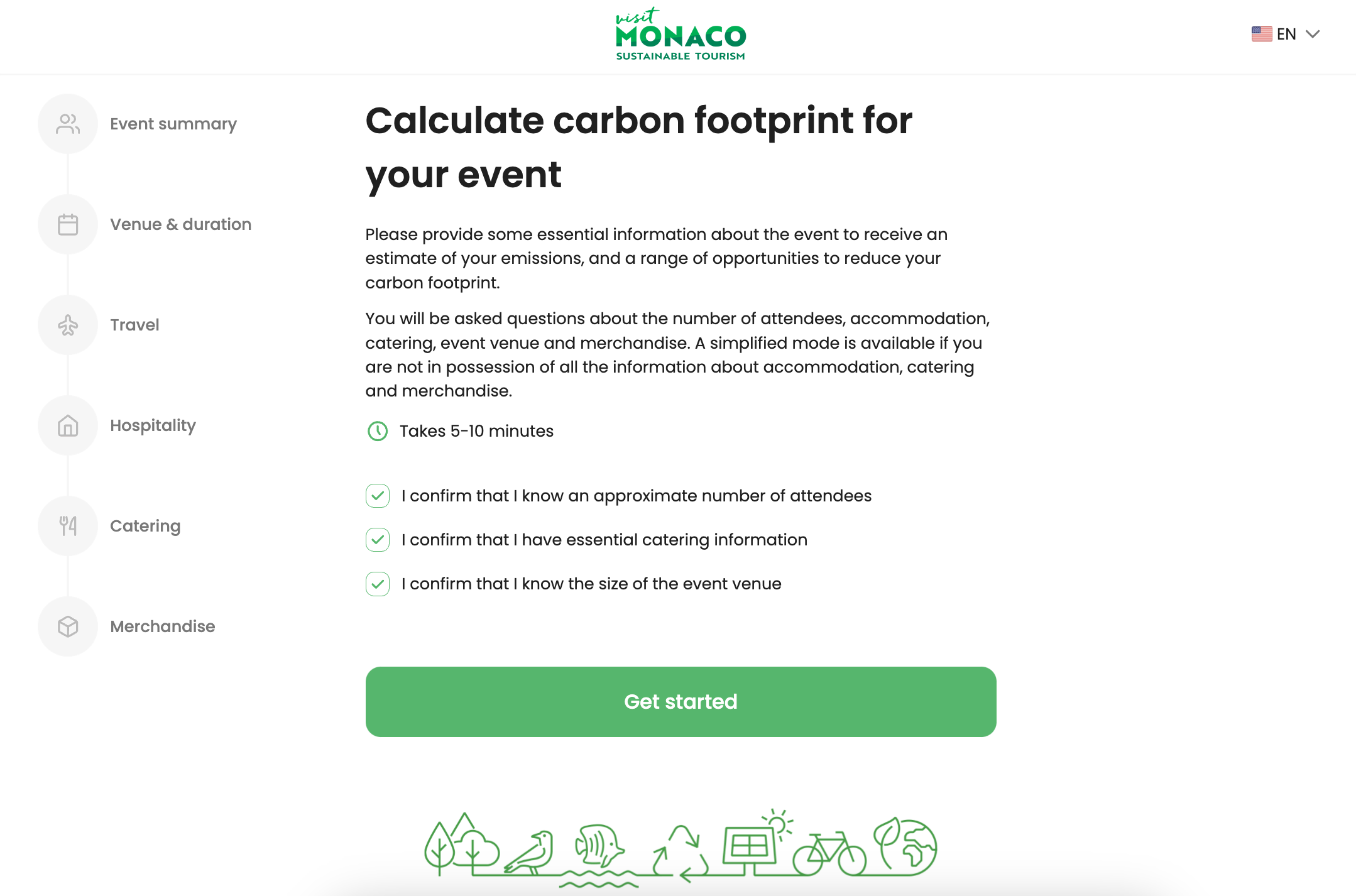 Monaco Event Carbon Footprint Calculator