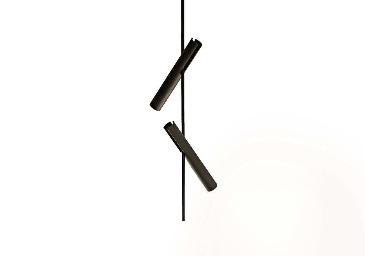 a part of the black headphone