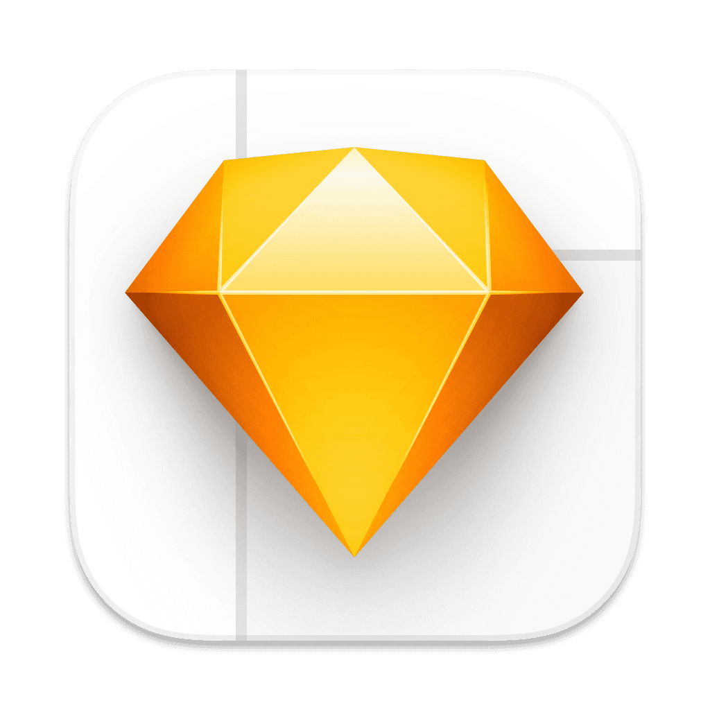 Sketch design tool macOS app icon.