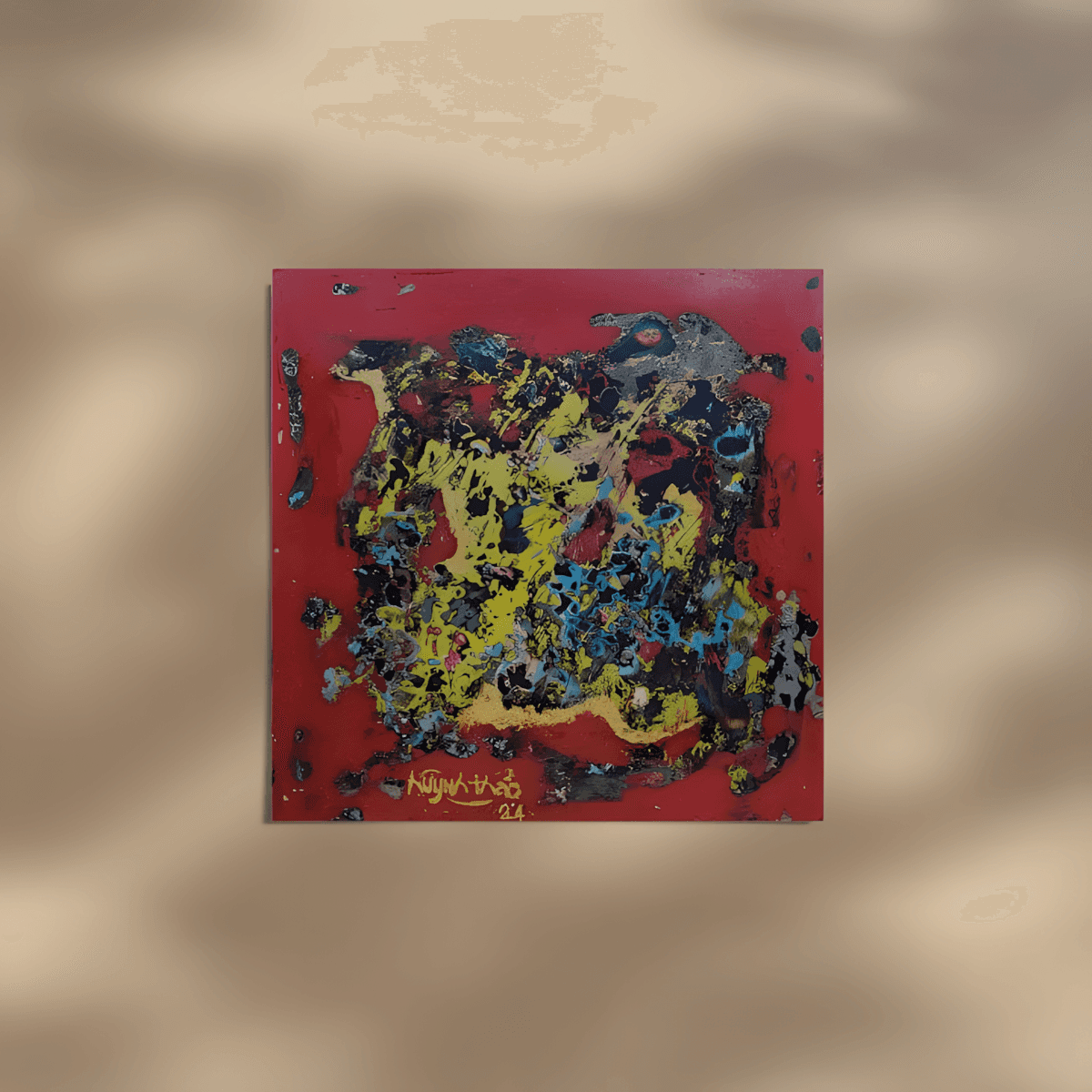 premium art poster and canvas prints, with originals available, from QART , of the artwork " Abstract "