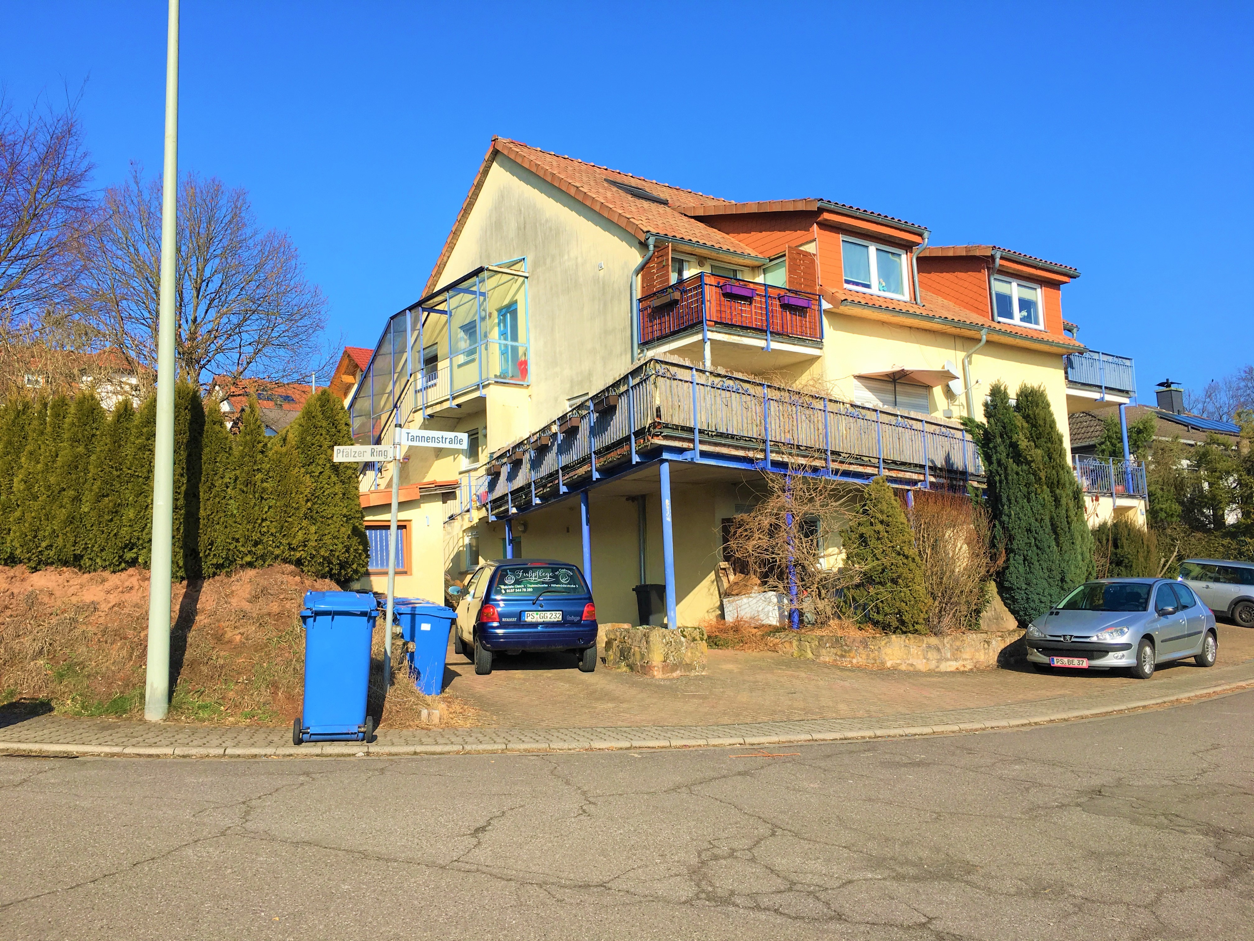 modern house with big windows