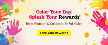 HOLI — COLOR YOUR DAY, SPLASH REWARDS