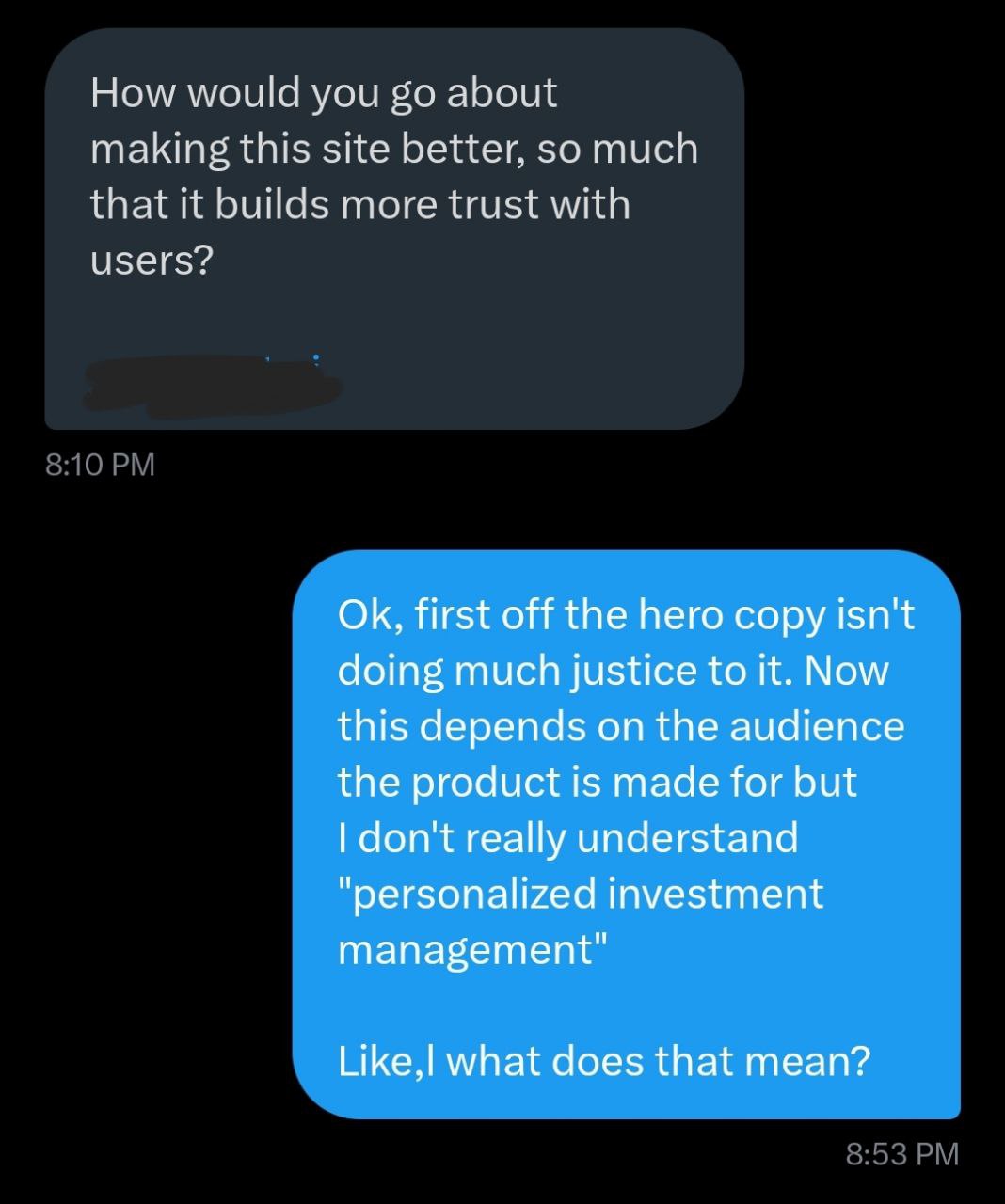 Provided consultation for a returning client