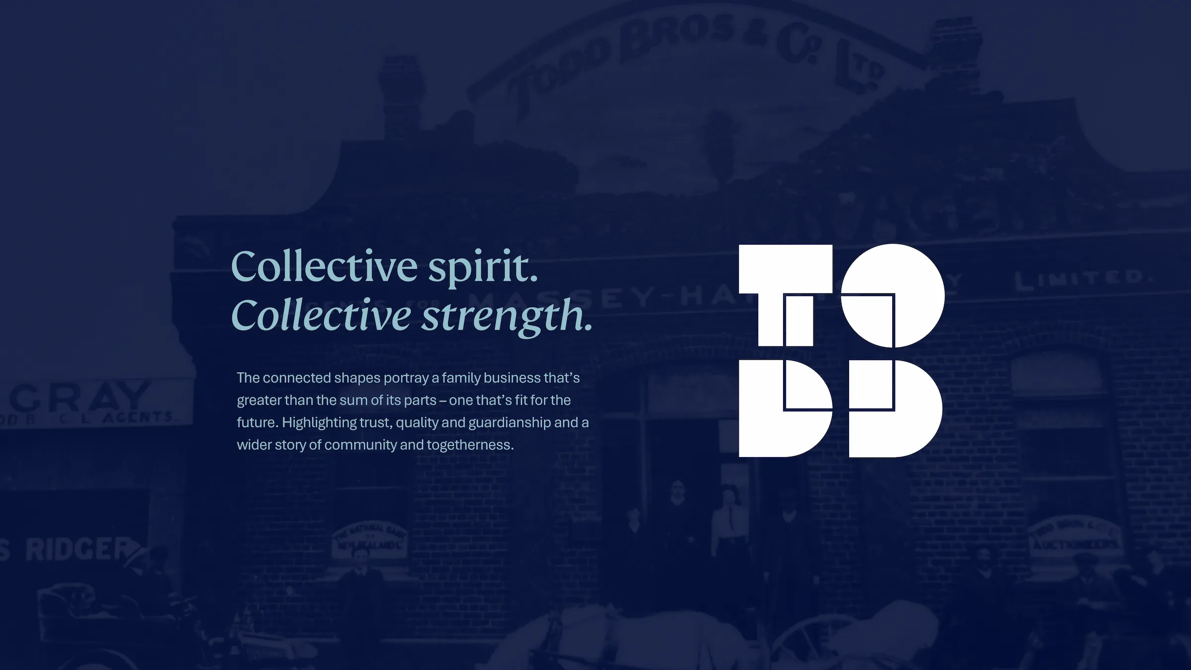Image of brand strategy work for Todd