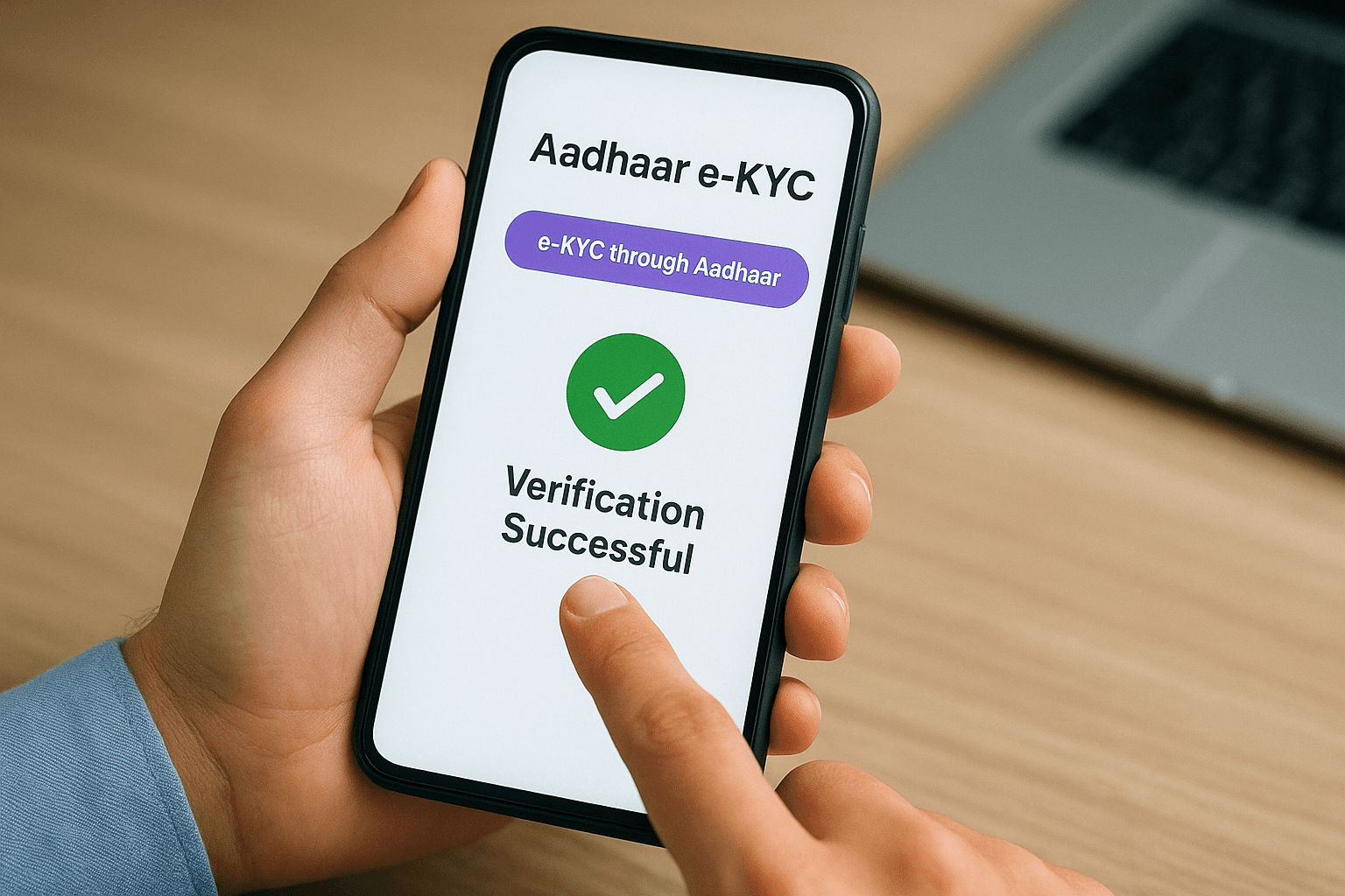 Step 4. Complete Aadhaar e-KYC and verification