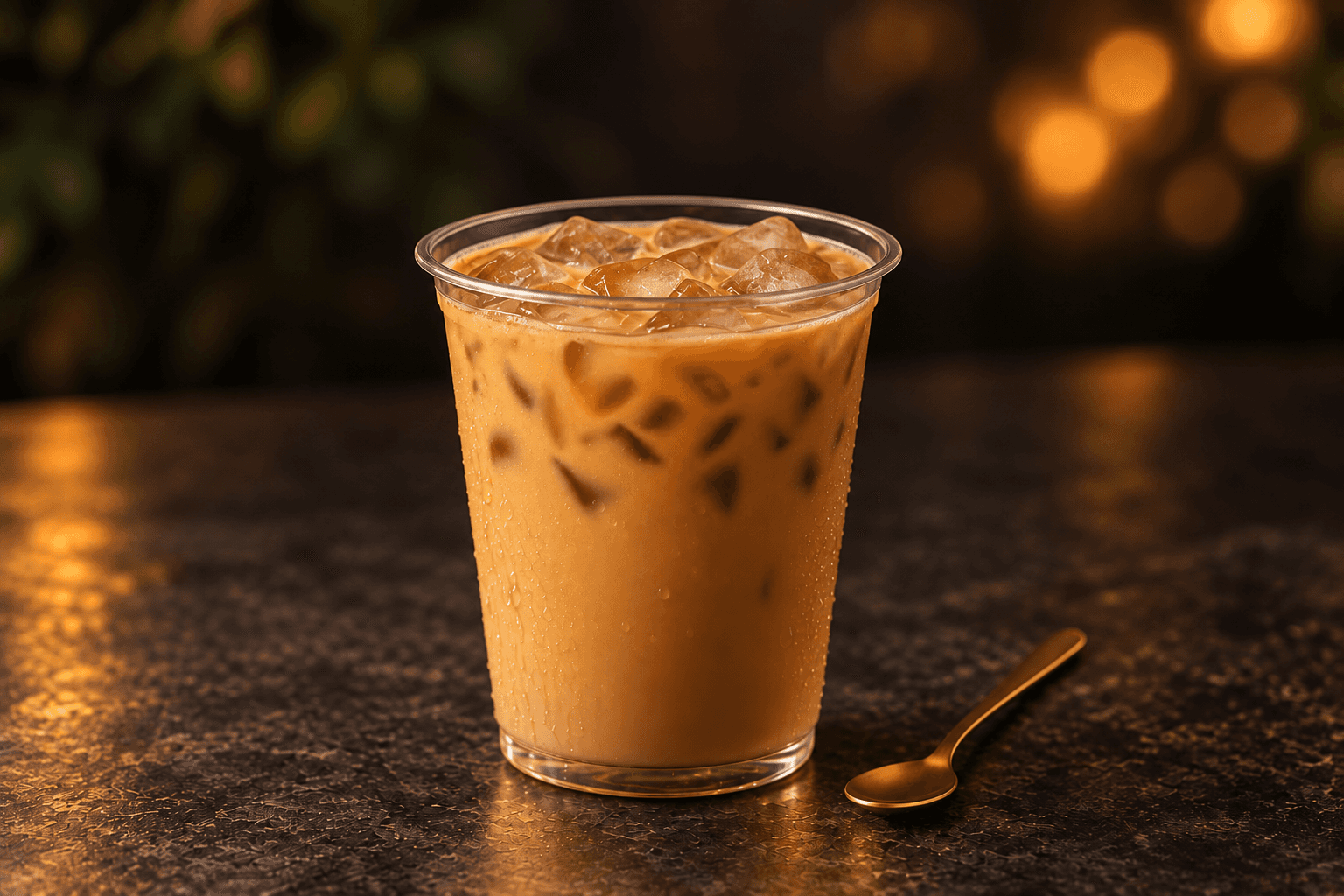 Iced latte from Moonlight’s mobile espresso bar