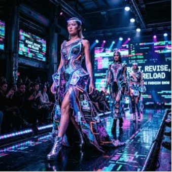 Avant-Garde Fashion Show: Reboot & Revise Designs | AI Art Generator | Easy-Peasy.AI