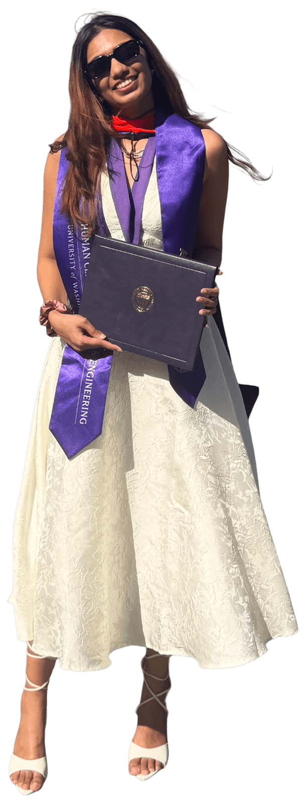 Damini at graduation