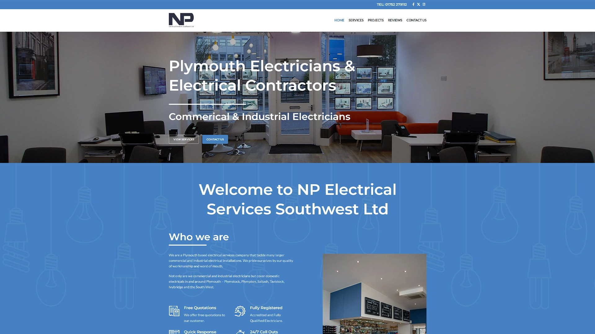 Np Electrical Services Southwest Ltd - Website design & development