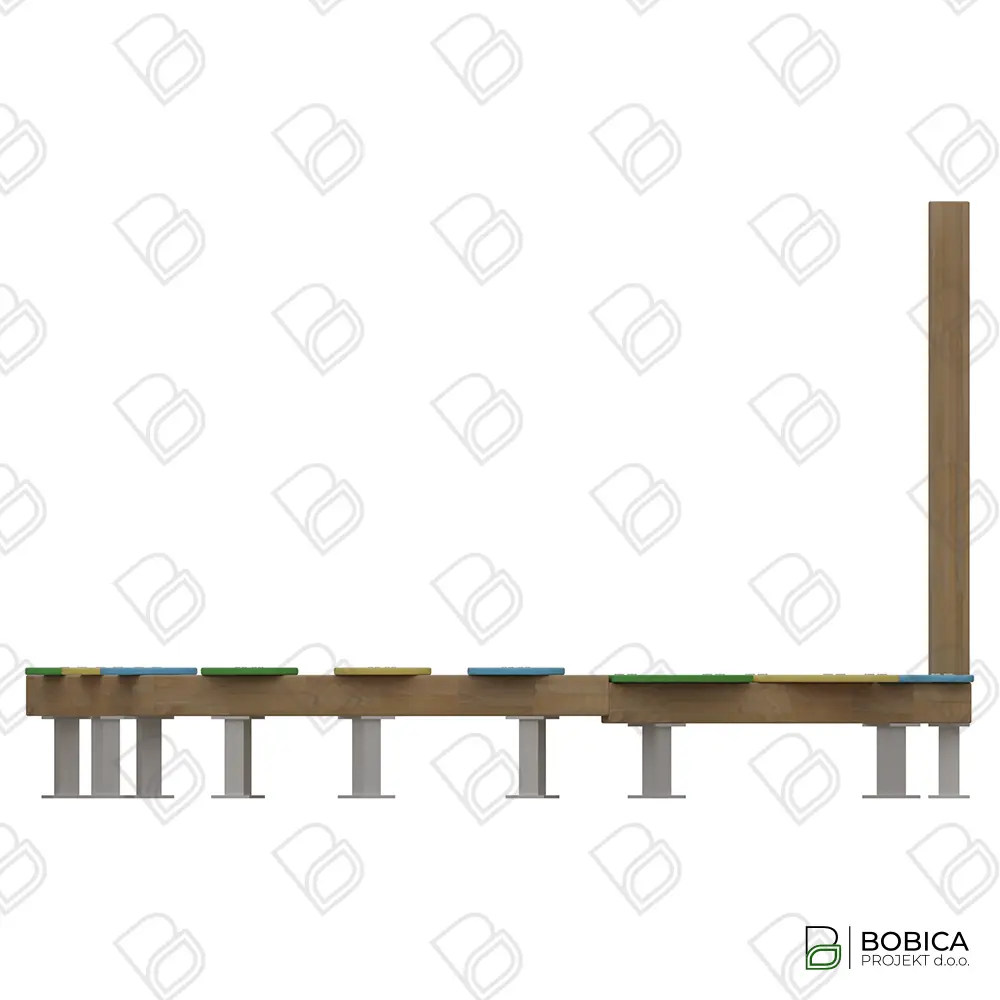 Balansna staza s prečkom za vježbanje - "Balance Track Bar"