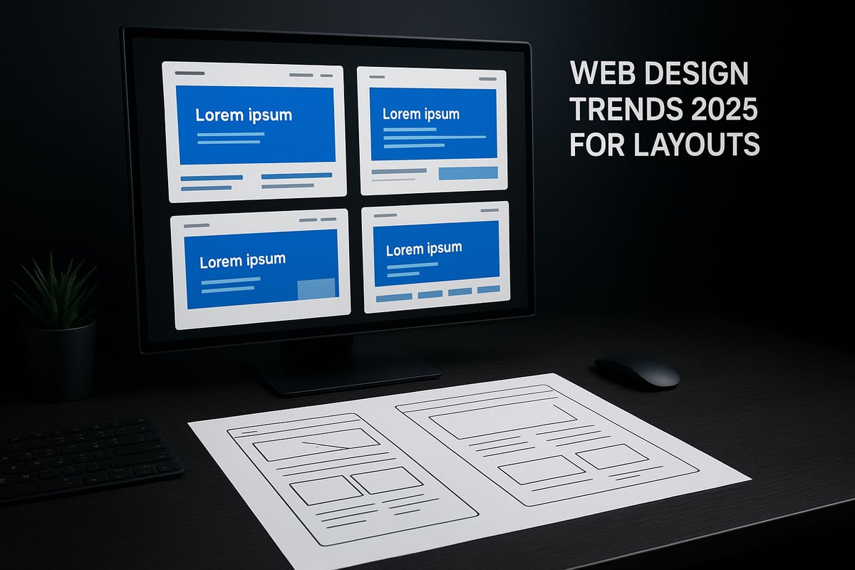 Die wichtigsten Webdesign-Trends 2025 für Layouts