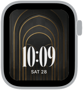art deco maison Apple Watch face preview 1 featuring abstract and modern.