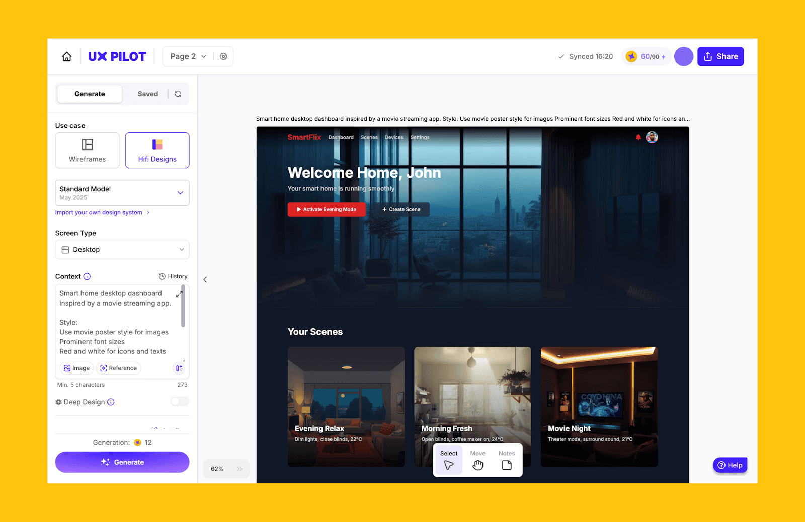 UX Pilot is great for prompt-based UI generation by AI