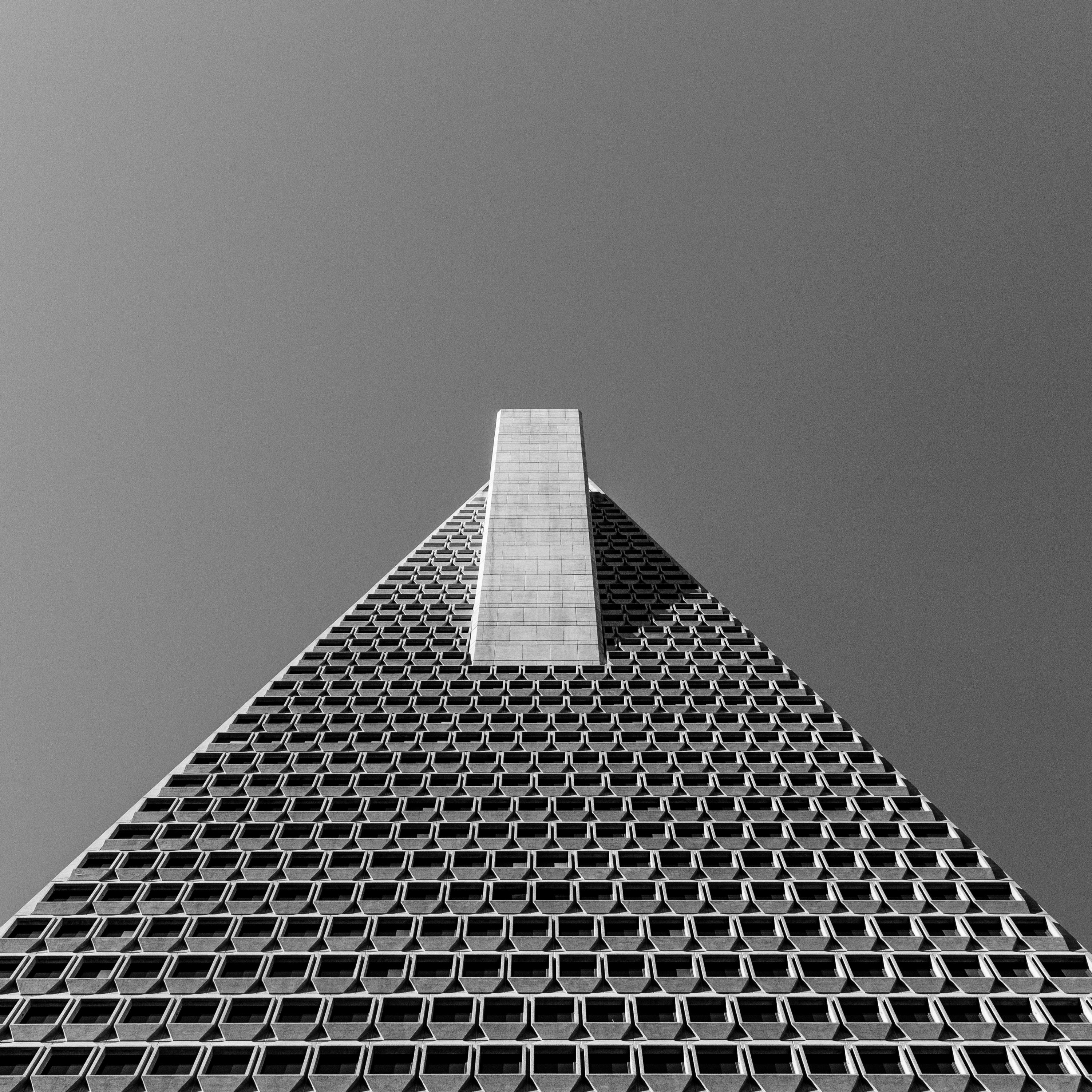 Transamerica building in SF from below