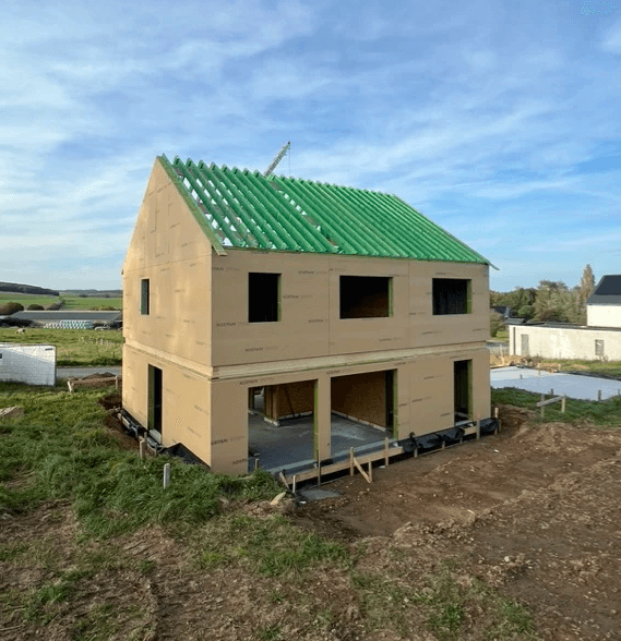 brown and black wooden house