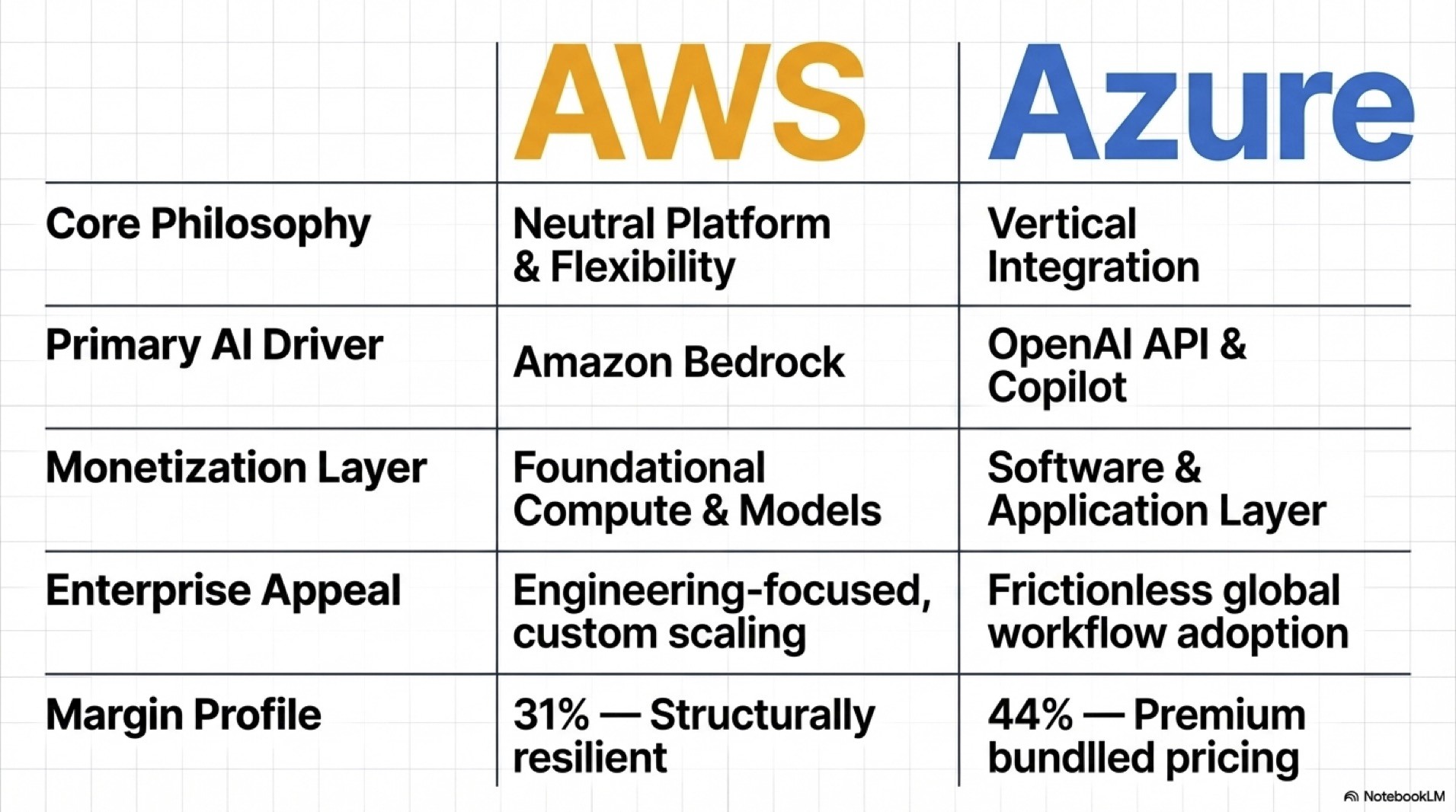 AWS vs. Azure | Evaluating Enterprise AI Monetization and Cloud Market Share in 2026