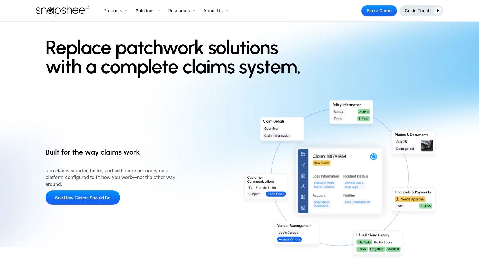Snapsheet Claims Platform