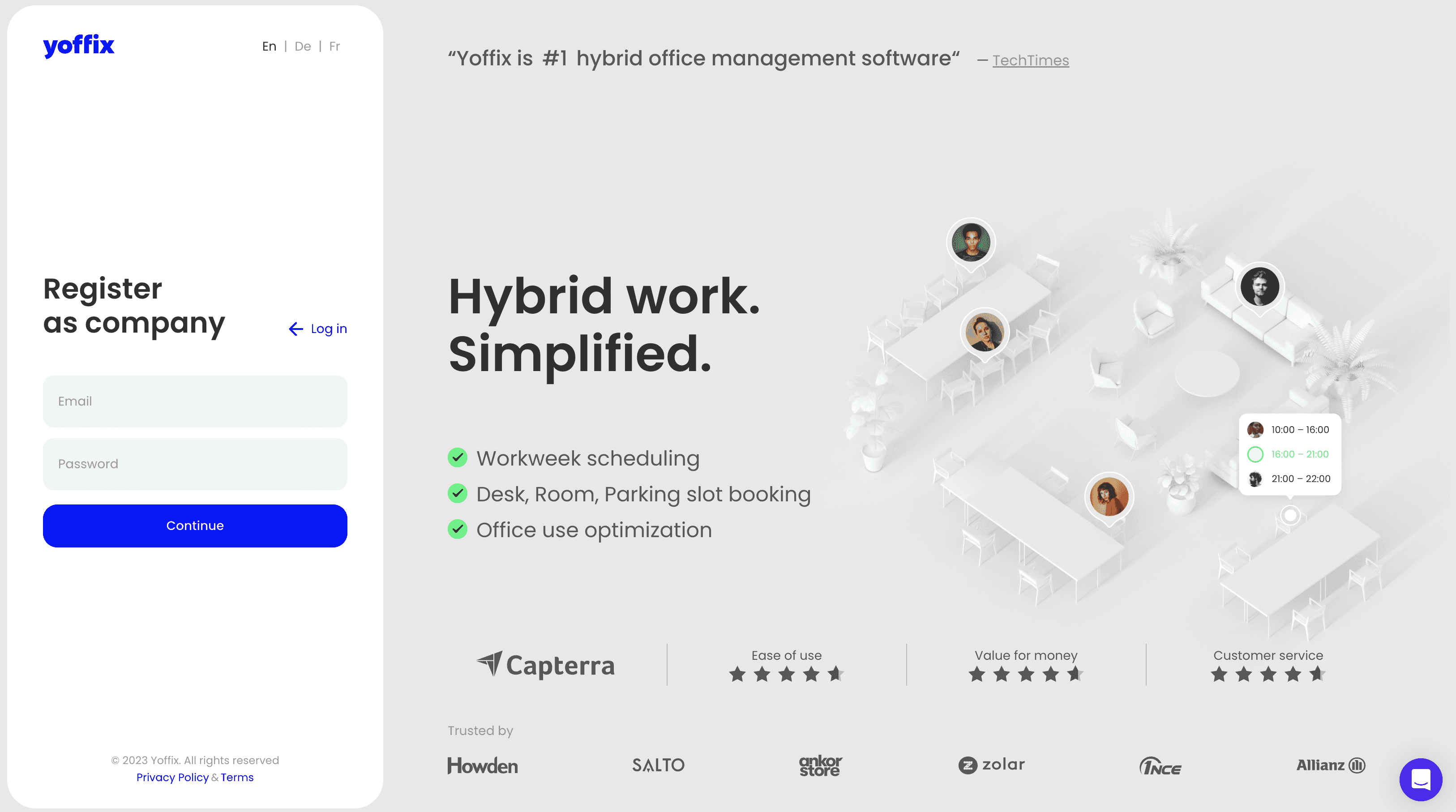 Company registration at Yoffix