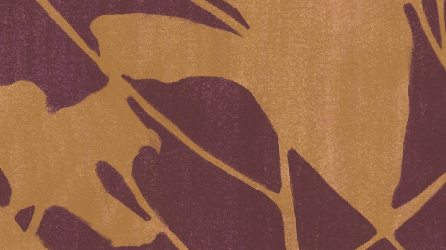 Detail of "Botanical Composition 04" — digital illustration by Katarzyna Księżopolska
