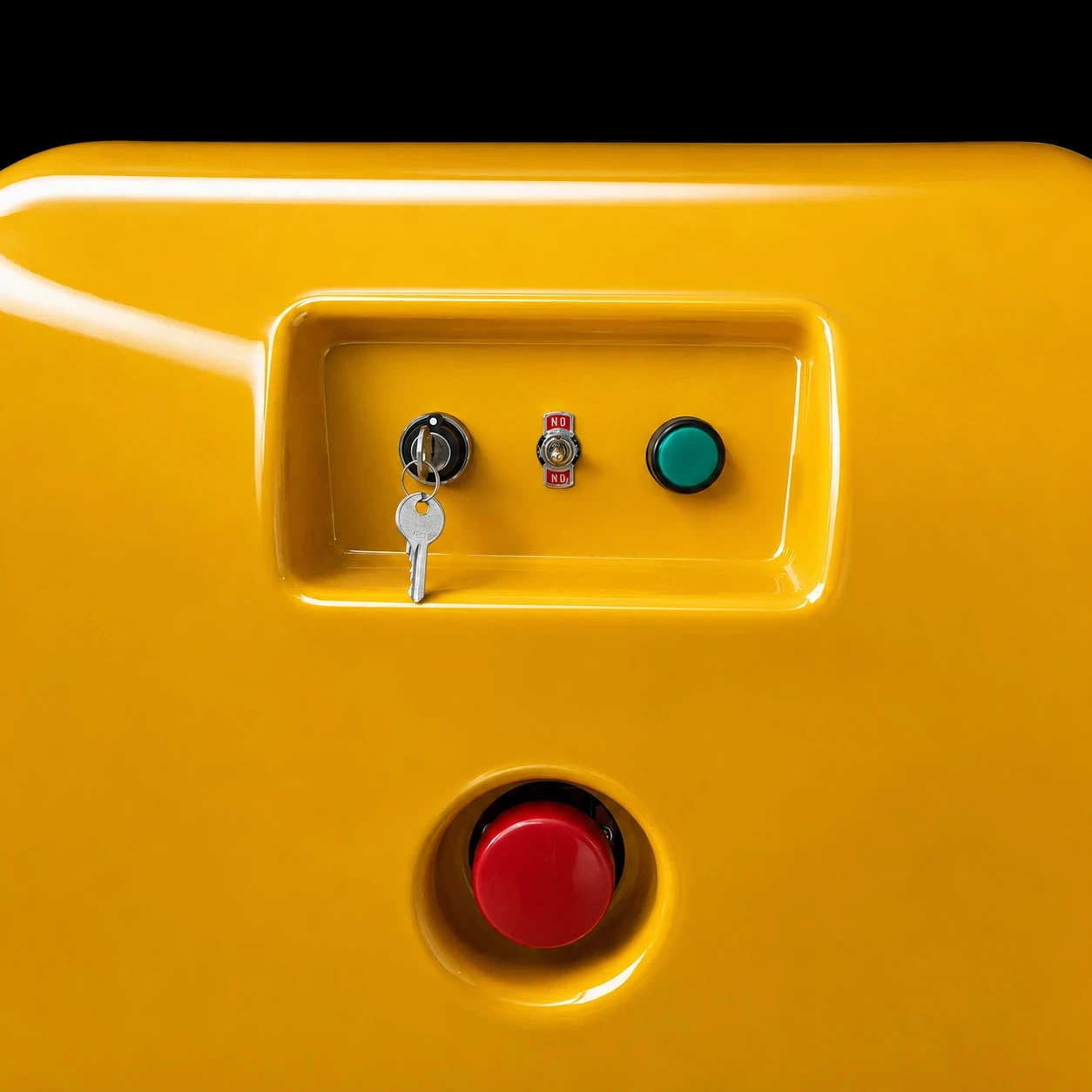 lower platform control panel.