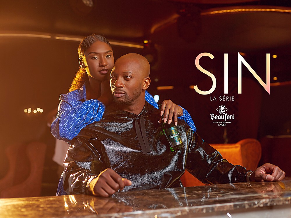 a black female model