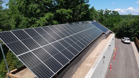 Hilltop Berm PV and Hot Water Solar System (Aug 2020)