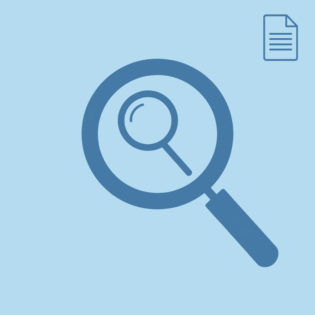 Magnifying glass focusing on hidden costs in manual document processing