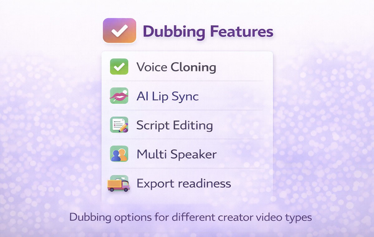 a checklist style visual