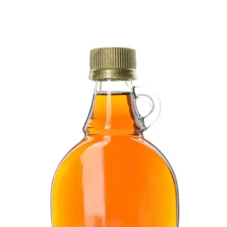 Maple or agave syrup