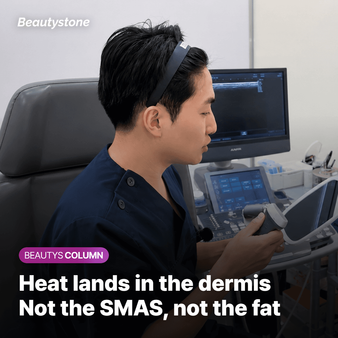Card showing that Sofwave heat is delivered into the mid-dermis