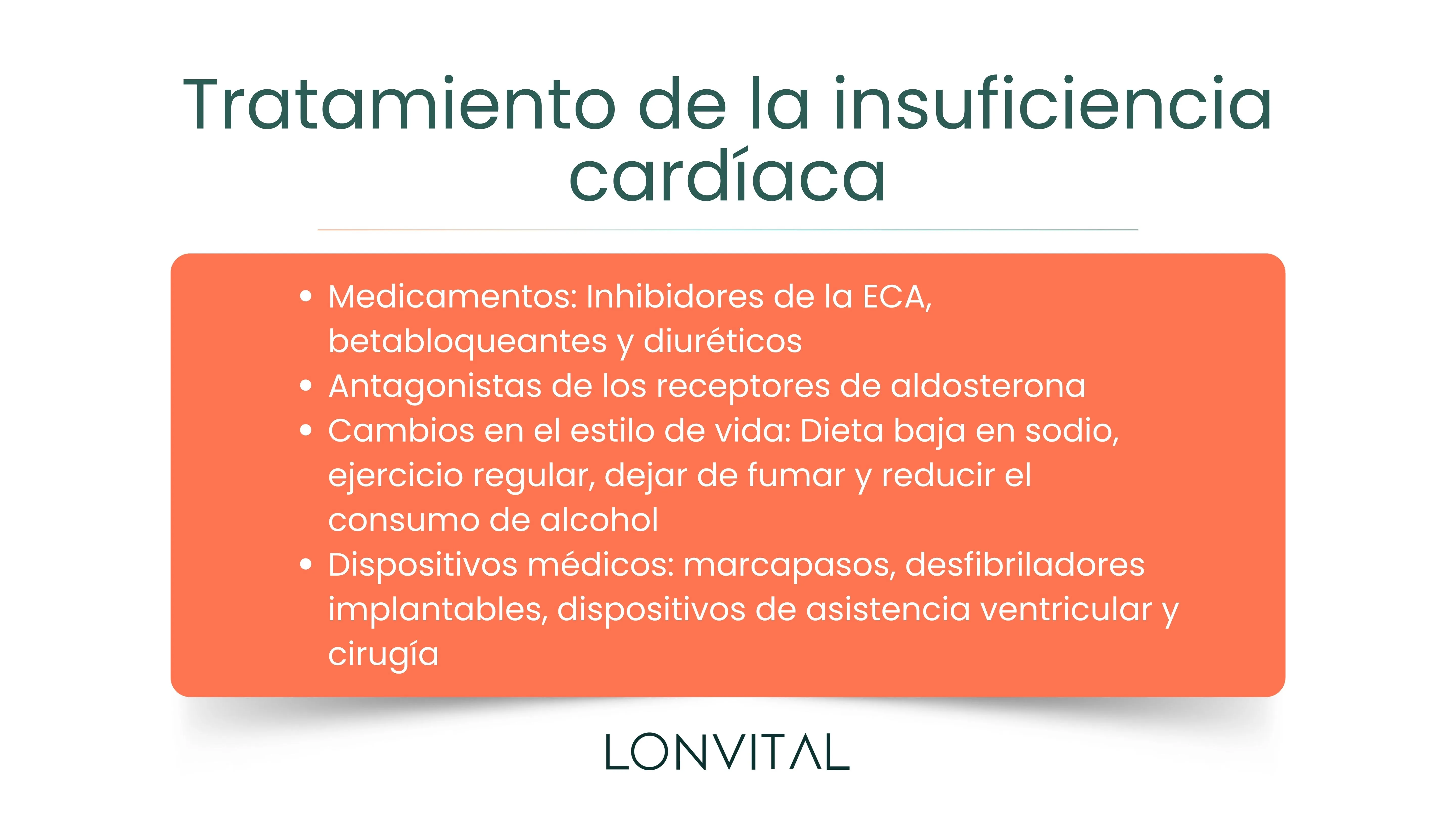 Tratamiento de la insuficiencia cardíaca