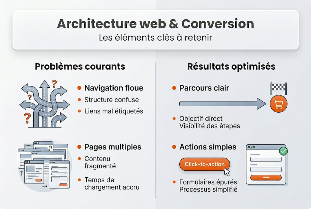 Schéma de l’architecture web et leviers essentiels pour optimiser la conversion