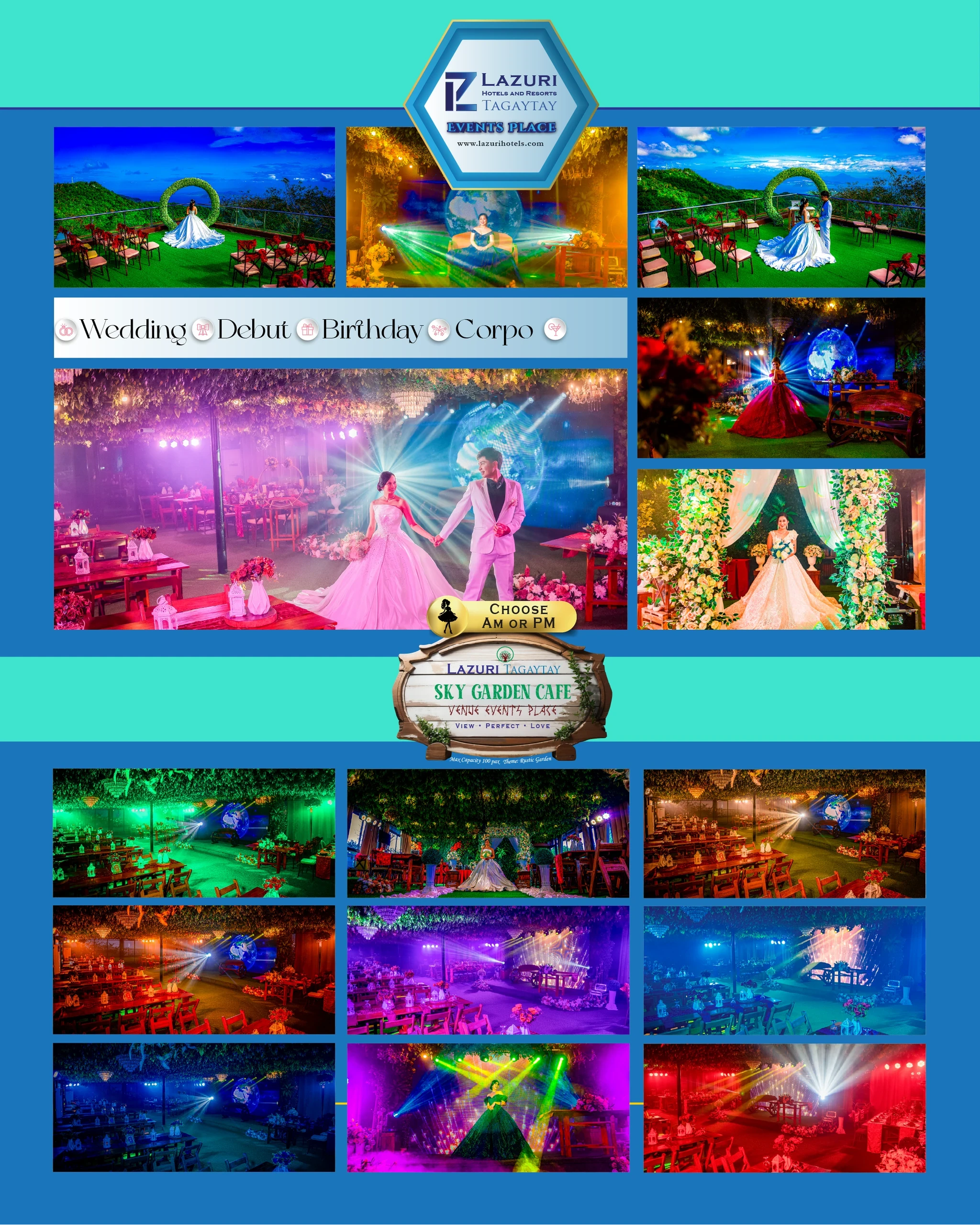 Lazuri Tagaytay all-in wedding package flyer (2 of 2)