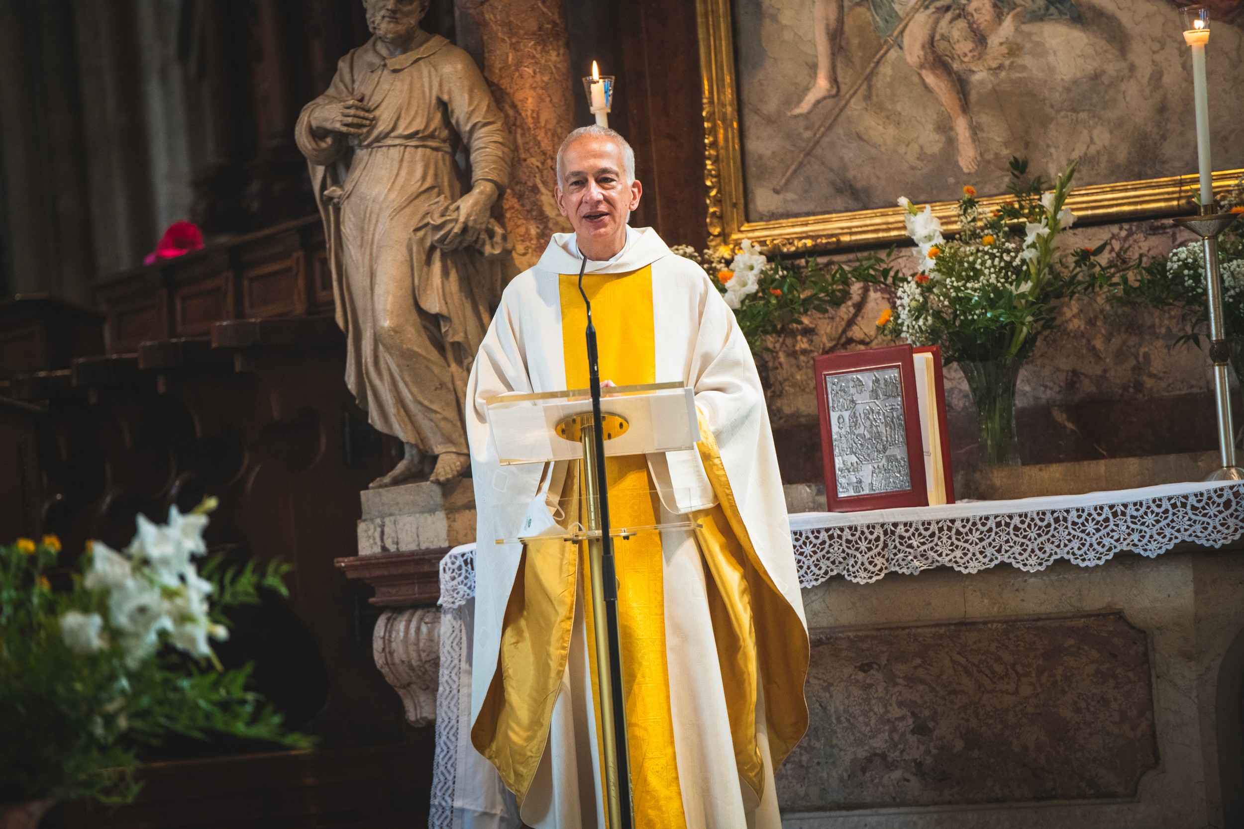 Michael Landau bei einem Gottesdienst im Wiener Stephansdom