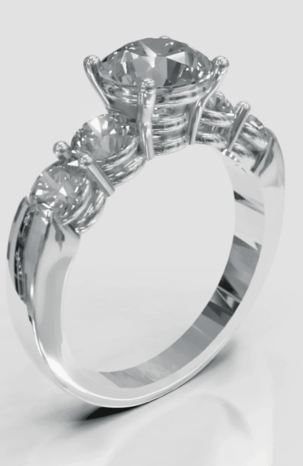 Sarah Style - Five Stone - $3,200 (with side diamonds)