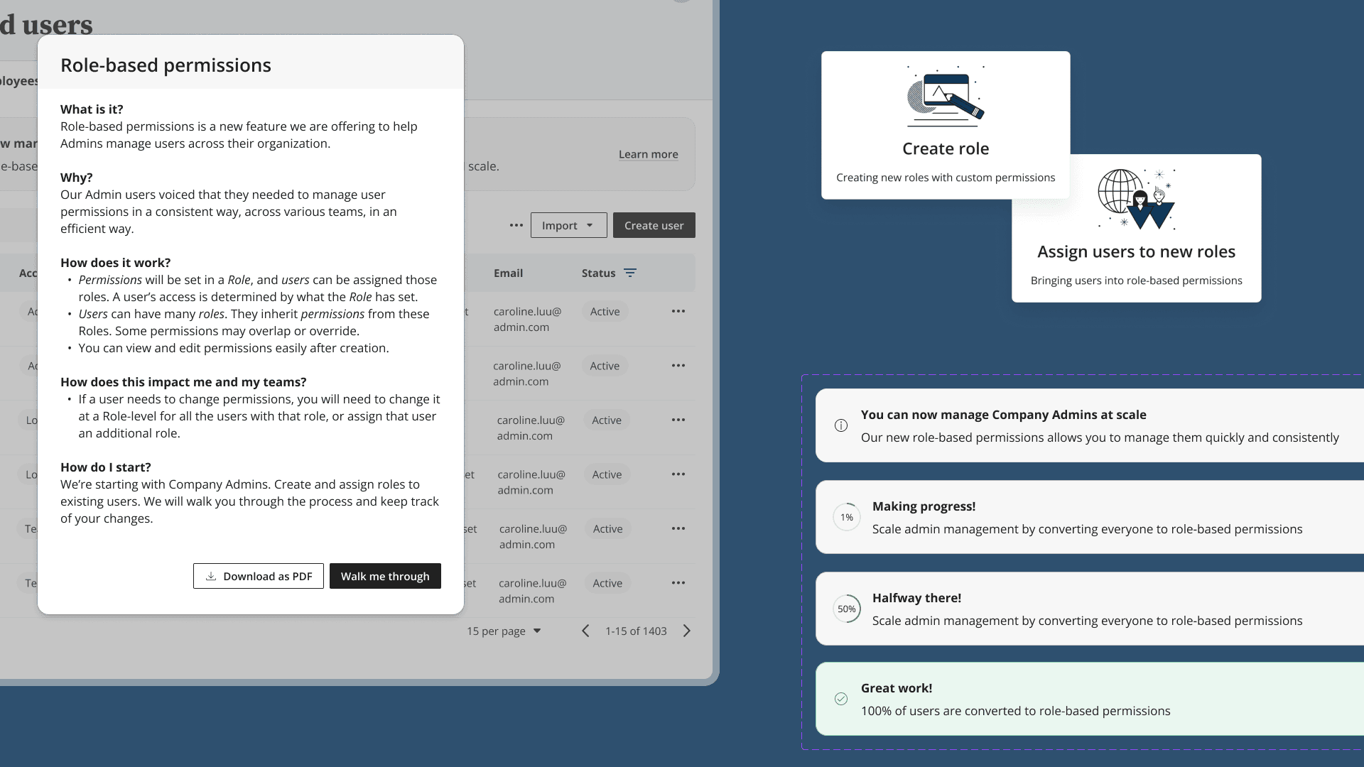 Self-Service Adoption