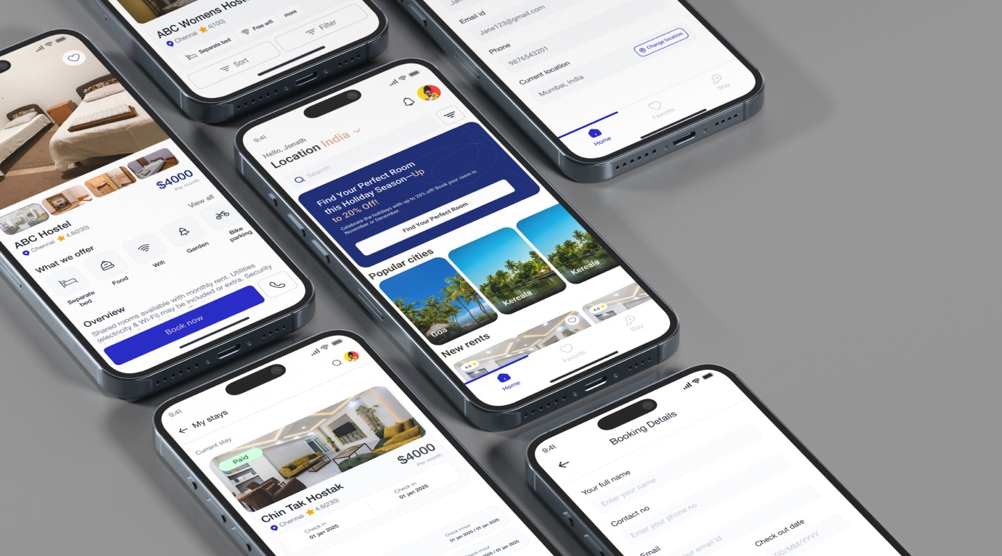 two cell phones on a gray surface